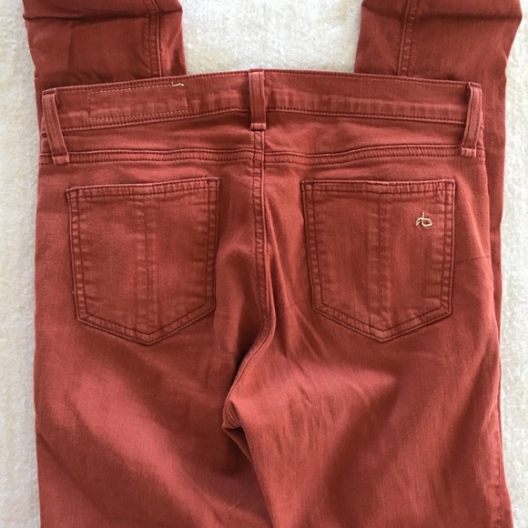 Rag & Bone skinny clay colored denim jeans - Picture 6 of 9